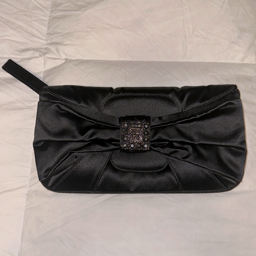 Valentino Garavani Black Wristlet/Clutch